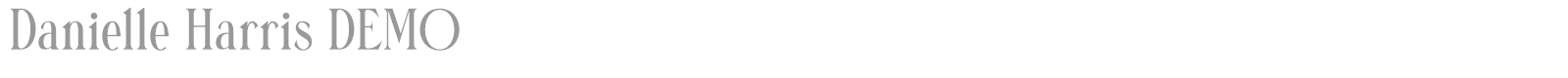 Danielle Harris font preview